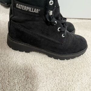 Caterpillar  Black Suede Boots